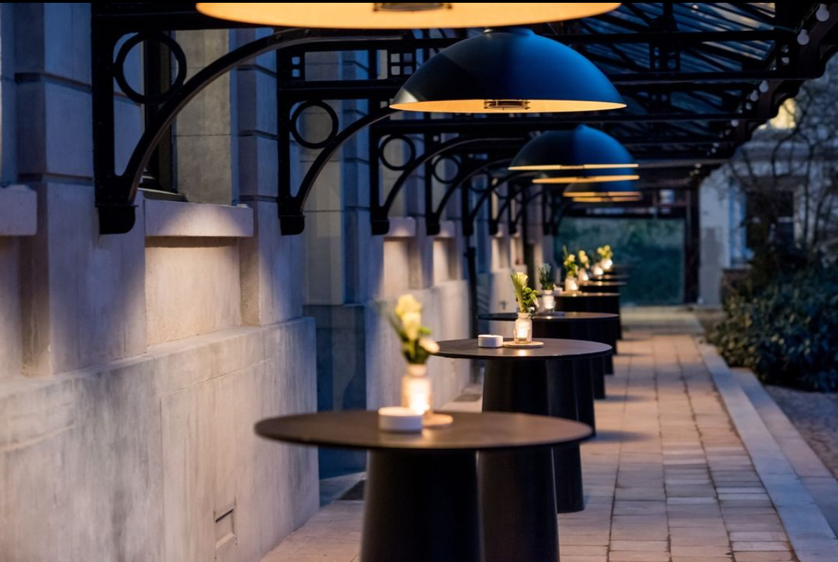 Heatsail Dome Heizstrahler - mit Wandhalterung - Midnight