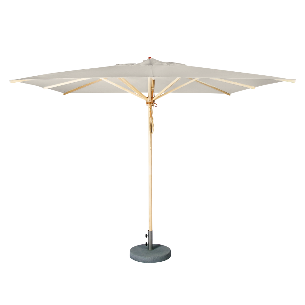 Weishäupl Klassiker Sonnenschirm 400x400 cm - Natur
