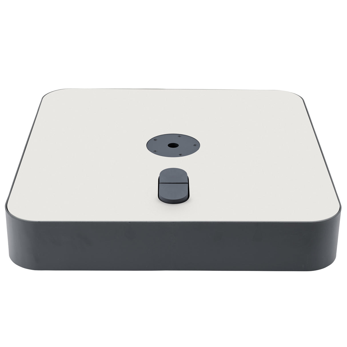 Glatz - Rollensockel M4, Rahmen anthrazit, 120 kg, mit Decorplatte grauweiss