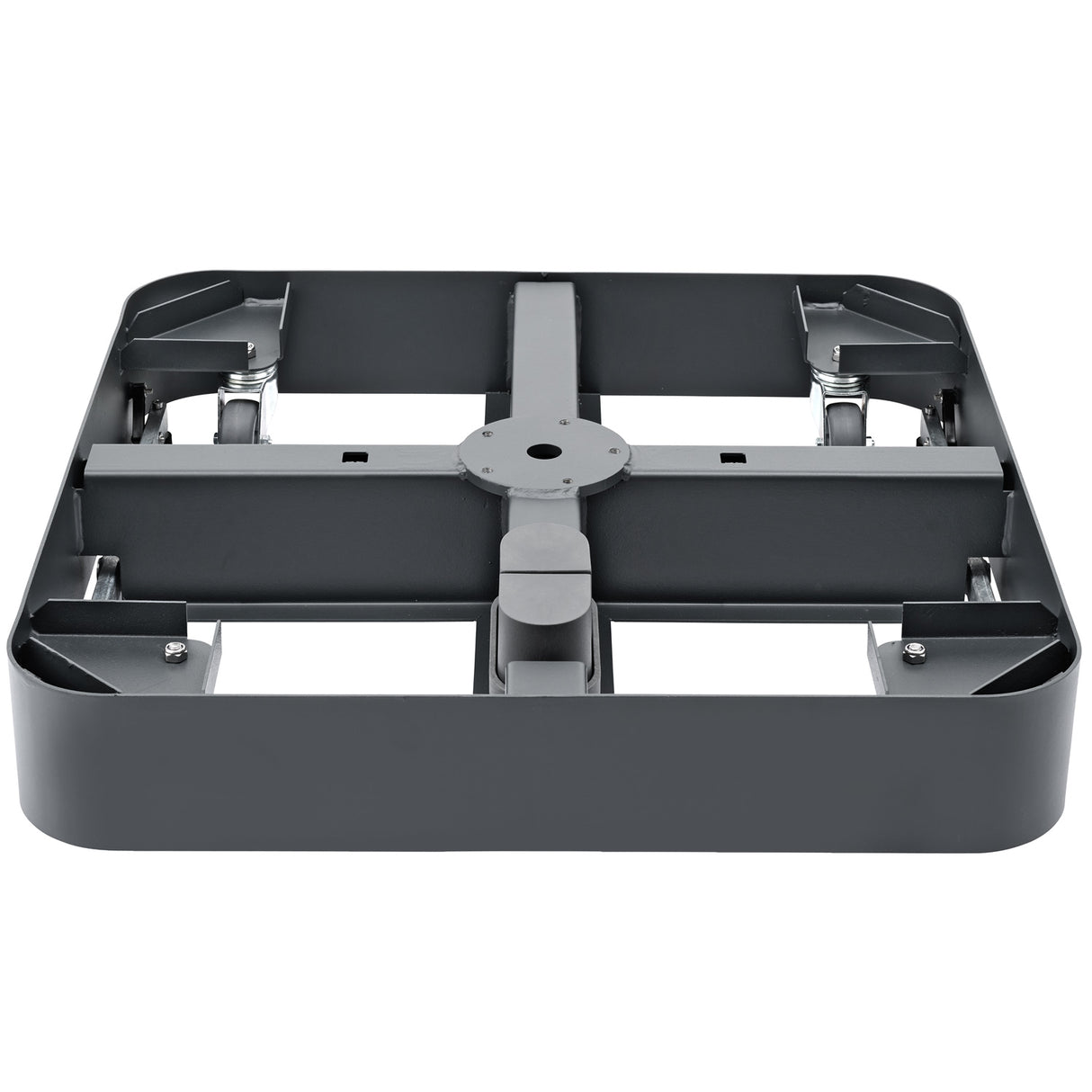 Glatz - Rollensockel M4, Rahmen anthrazit, 120 kg, mit Decorplatte grauweiss