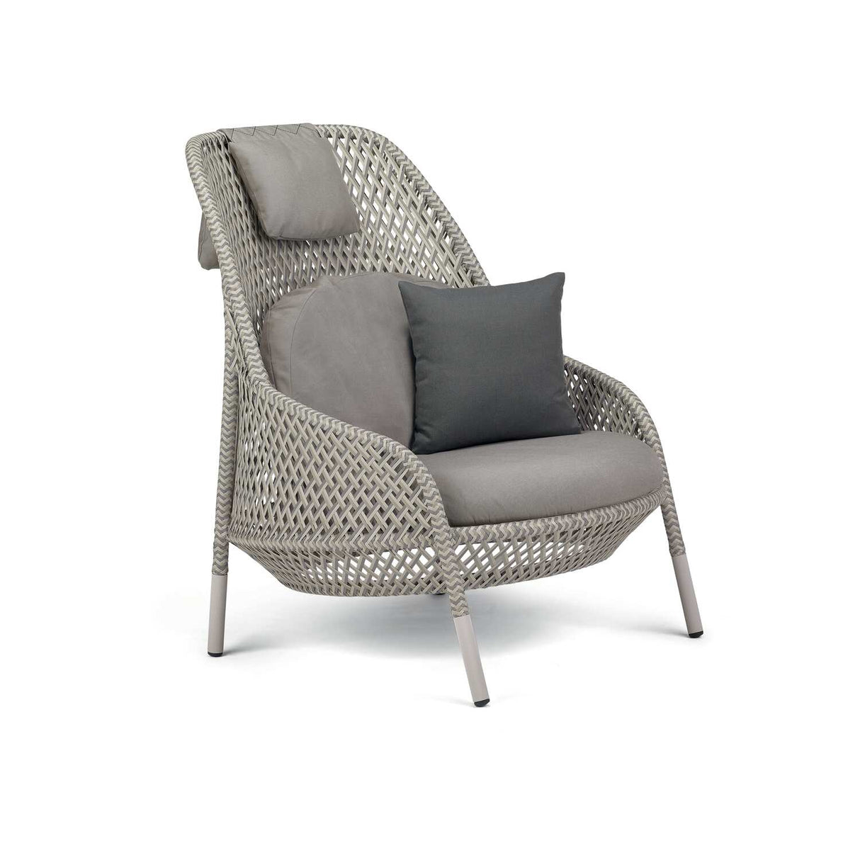 DEDON AHNDA Hochlehner inkl. Dry+ Sitz & Rückenkissen