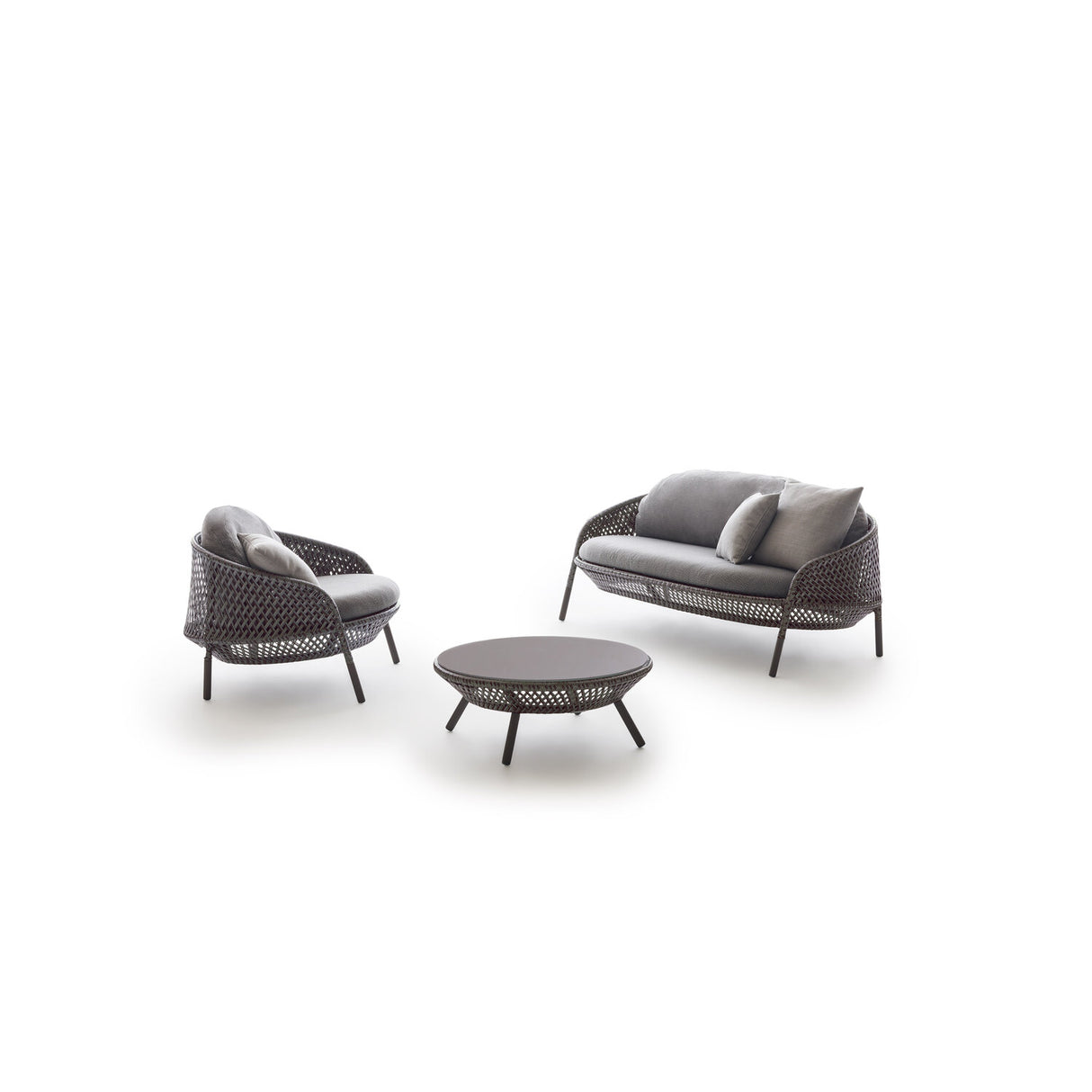 DEDON AHNDA 2er- Sofa inkl. Dry+ Sitz & Rückenkissen