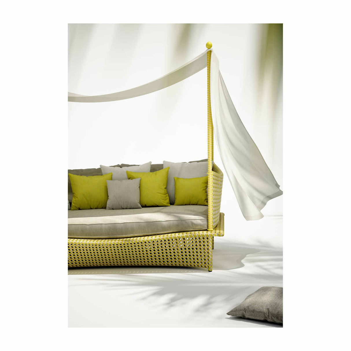 DEDON DAYDREAM Daybed inkl. Dry+ Plush Kissenset