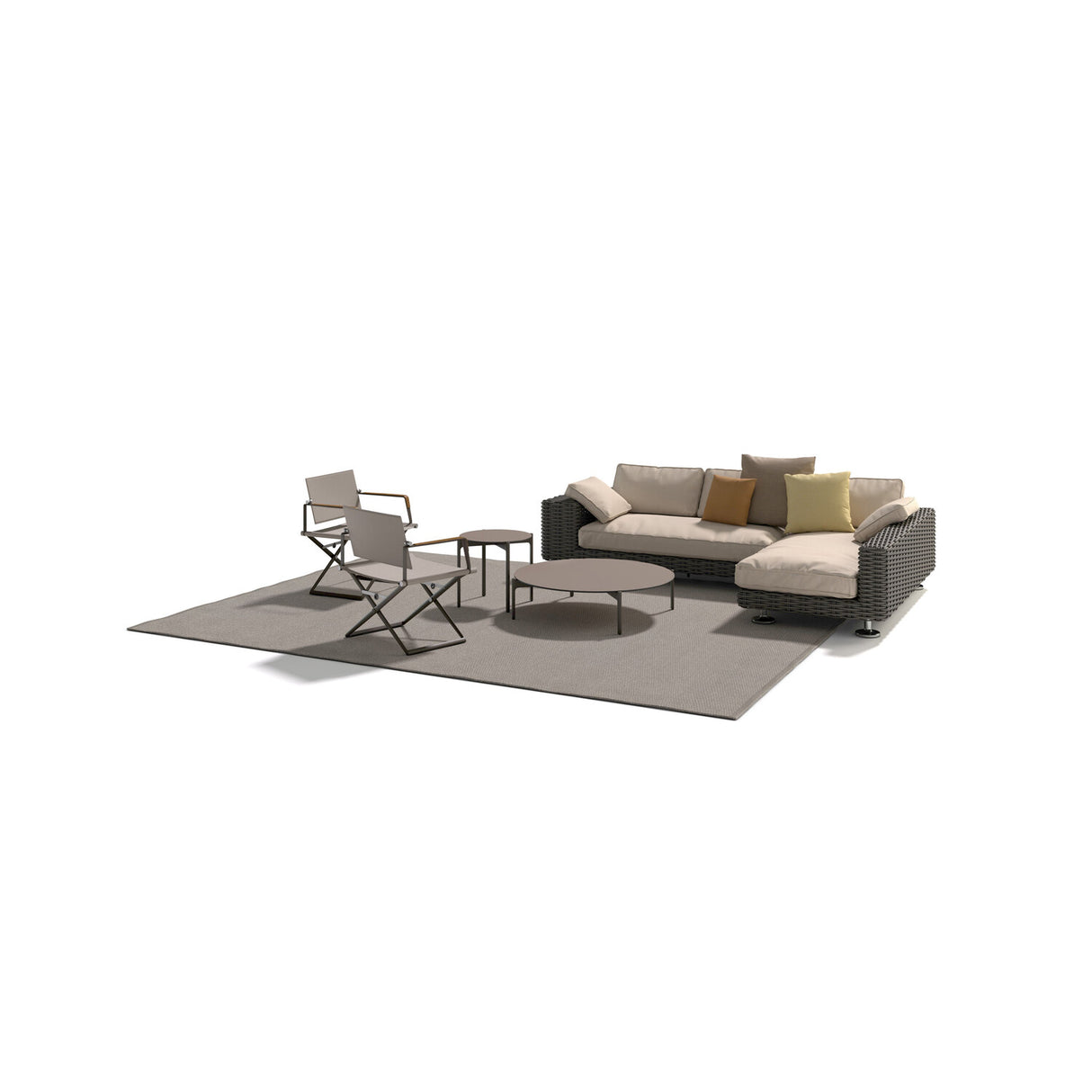 DEDON PAROS Sonnenliege inkl. Dry+ Plush Kissen