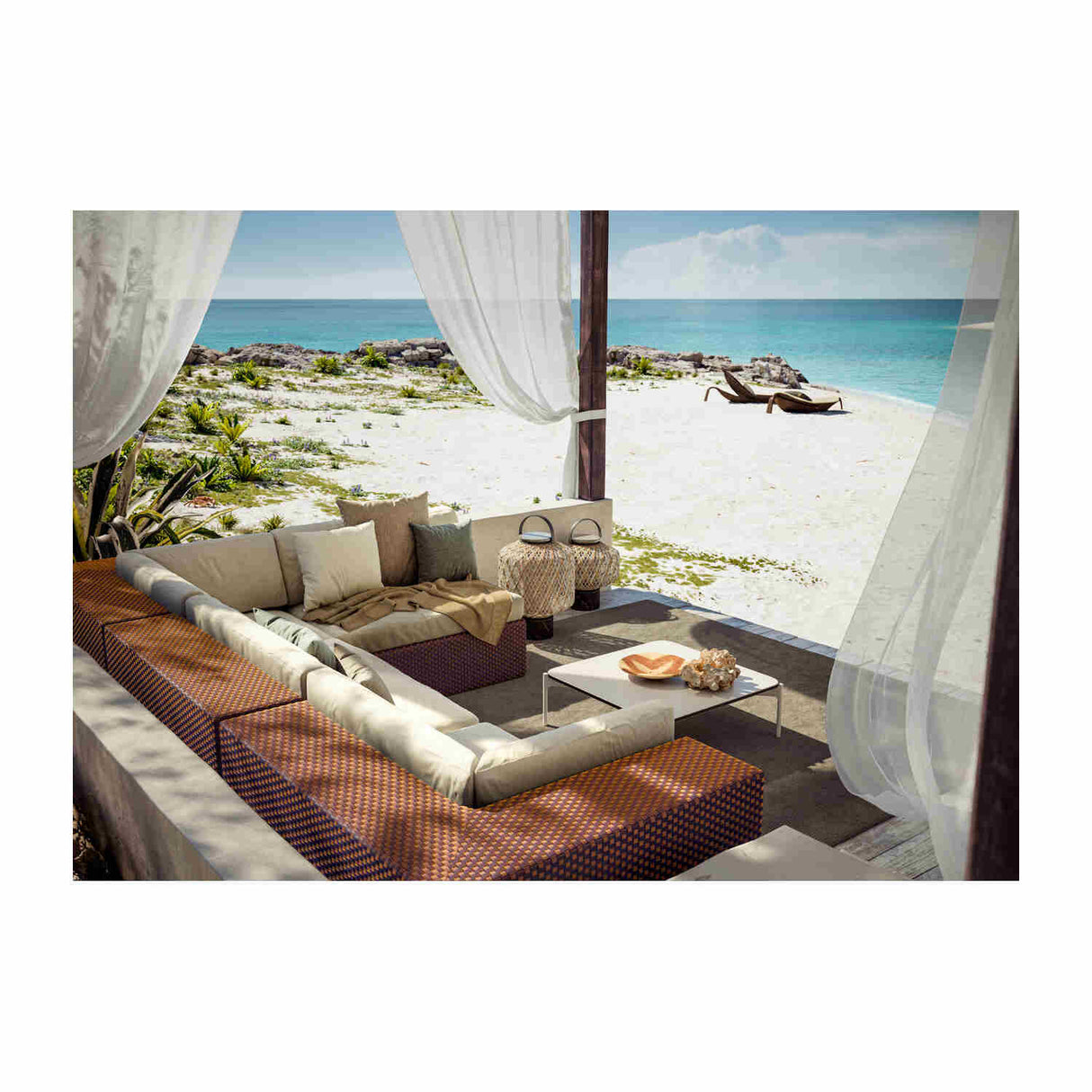 DEDON IZON Kaffeetisch 80 cm x 80 cm / 27 cm