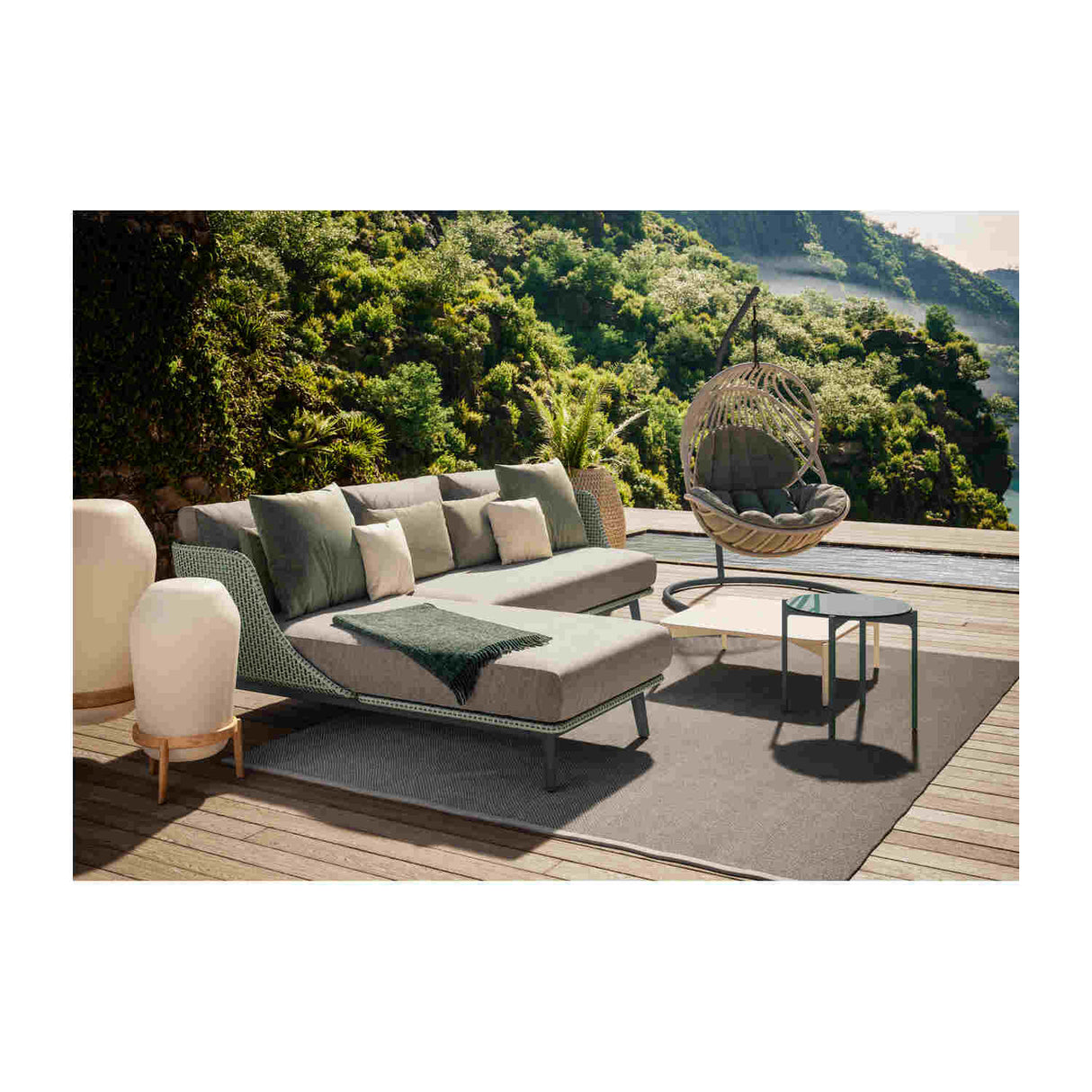 DEDON IZON Kaffeetisch 90 cm x 50 cm / 37 cm