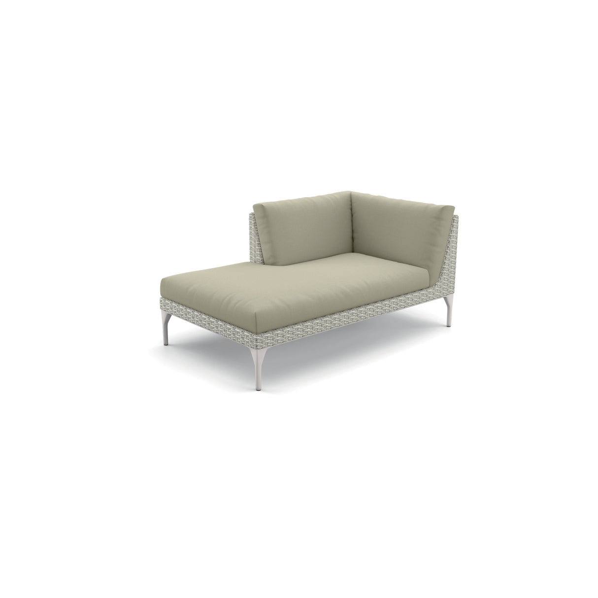 DEDON MU Daybed rechts inkl. Dry+ Kissenset