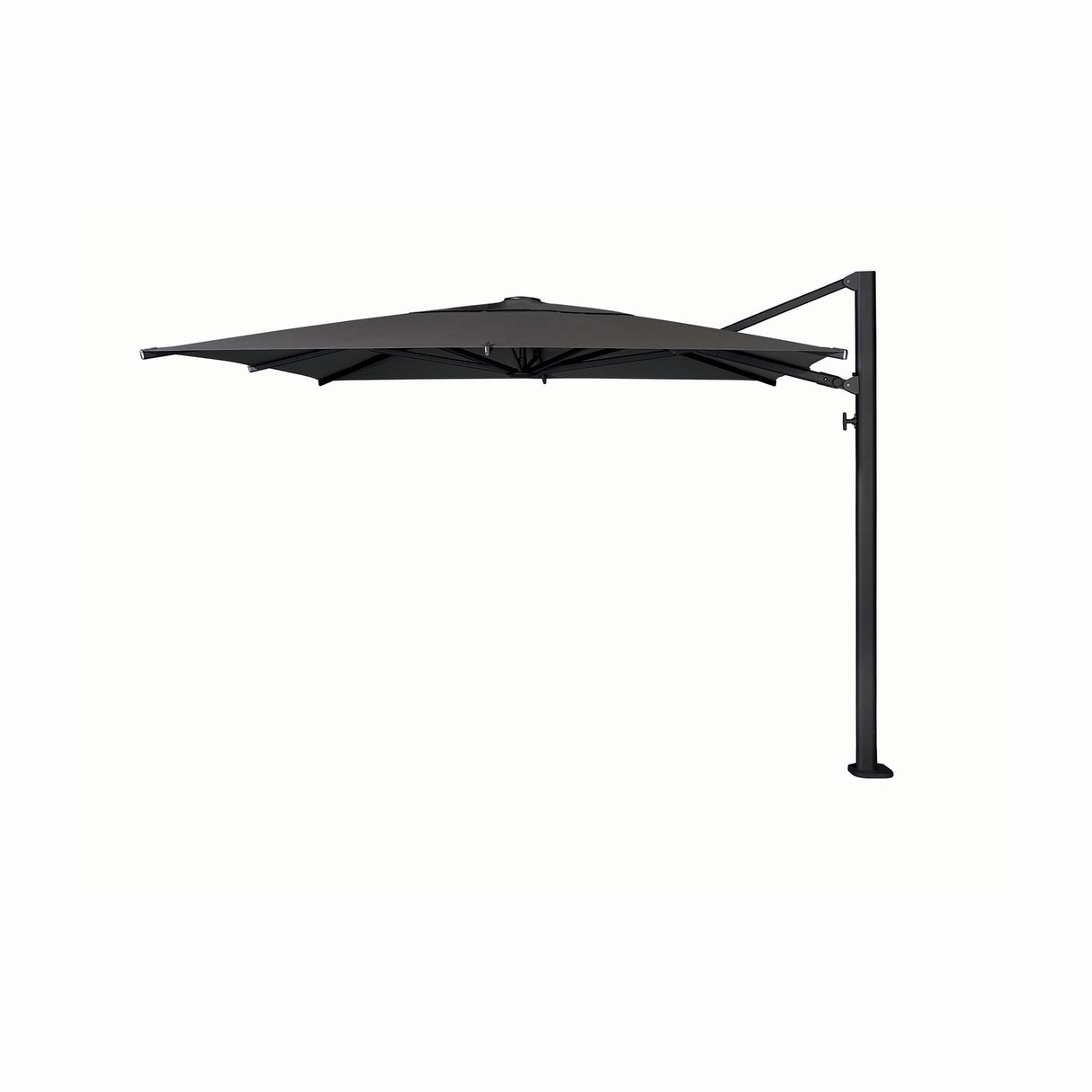 DEDON REAV SQUARE M - CANTILEVER - 300 cm x 300 cm, inkl. Montagesatz zur Bodenbefestigung im Betonboden, WINDSTÄRKE 6