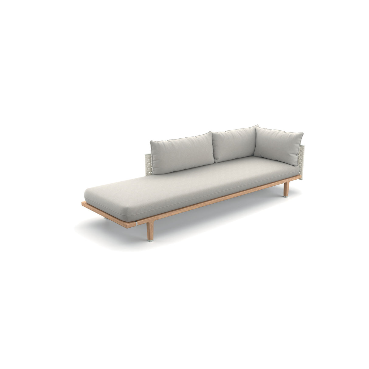 DEDON SEALINE verlängertes Daybed rechts inkl. Dry+ Kissenset