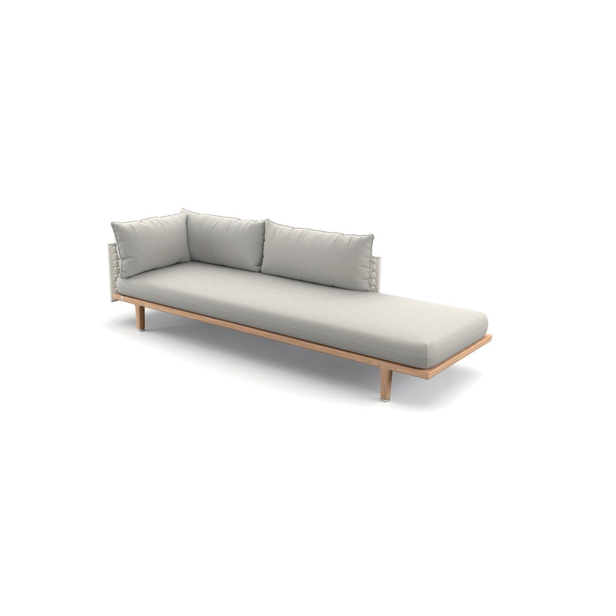 DEDON SEALINE verlängertes Daybed links inkl. Dry+ Kissenset