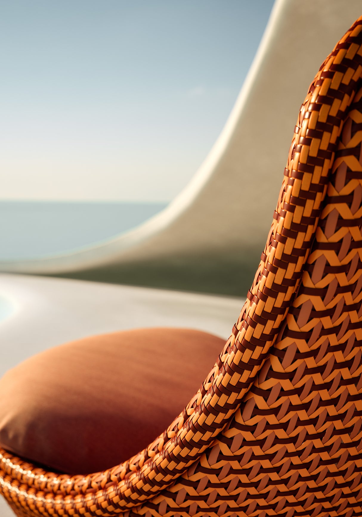 DEDON PAPYON Hocker inkl. Dry+ Kissen