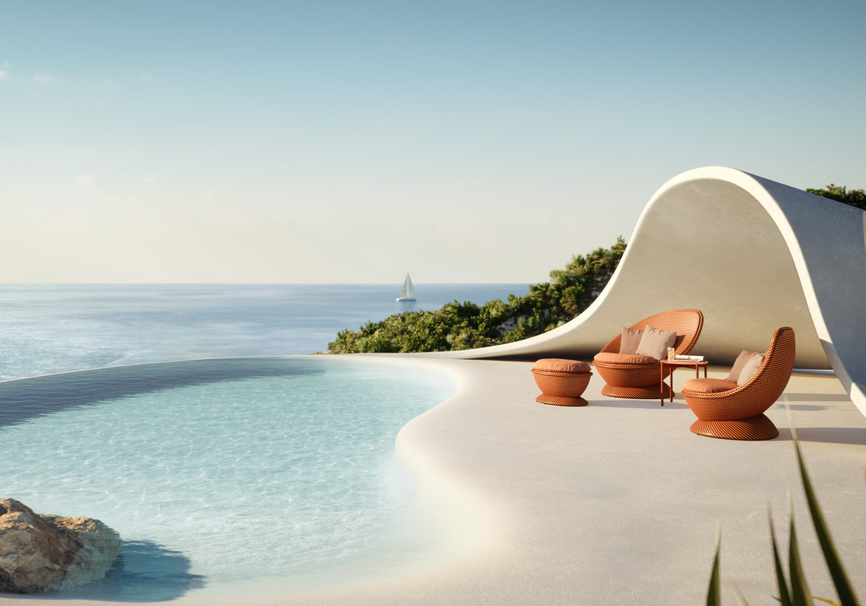 DEDON PAPYON Hochlehner inkl. Dry+ Kissen