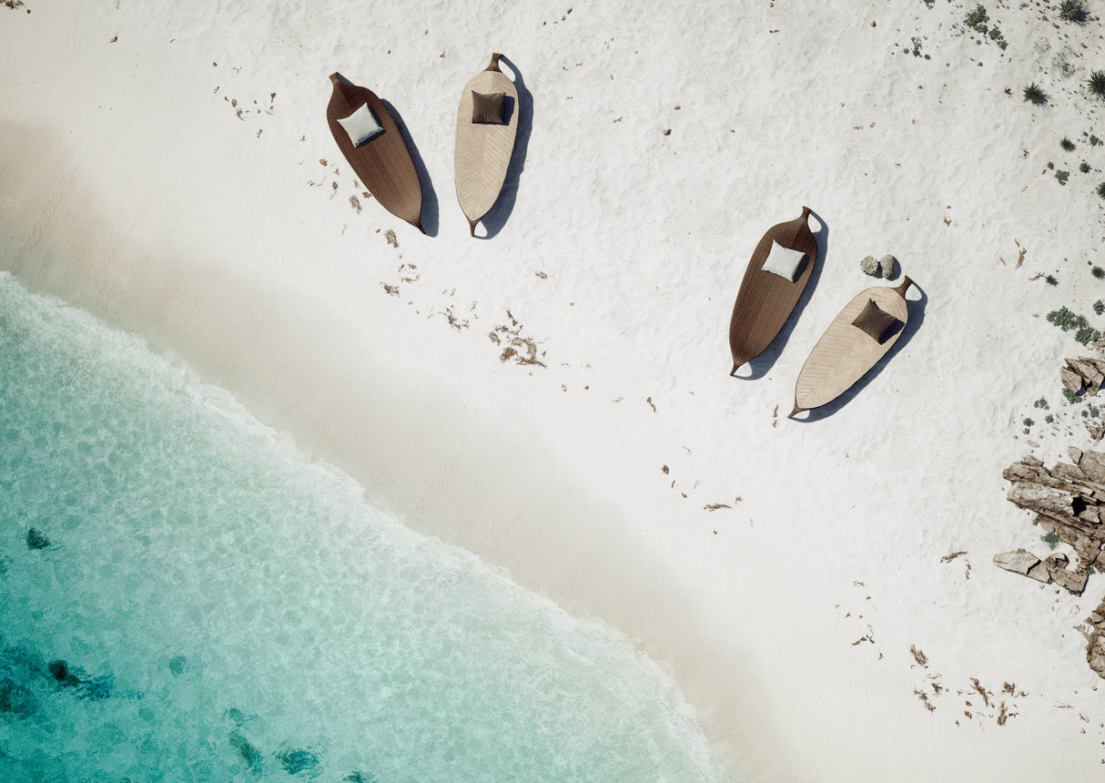 DEDON LEAF Sonnenliege mit Gasdruckfeder