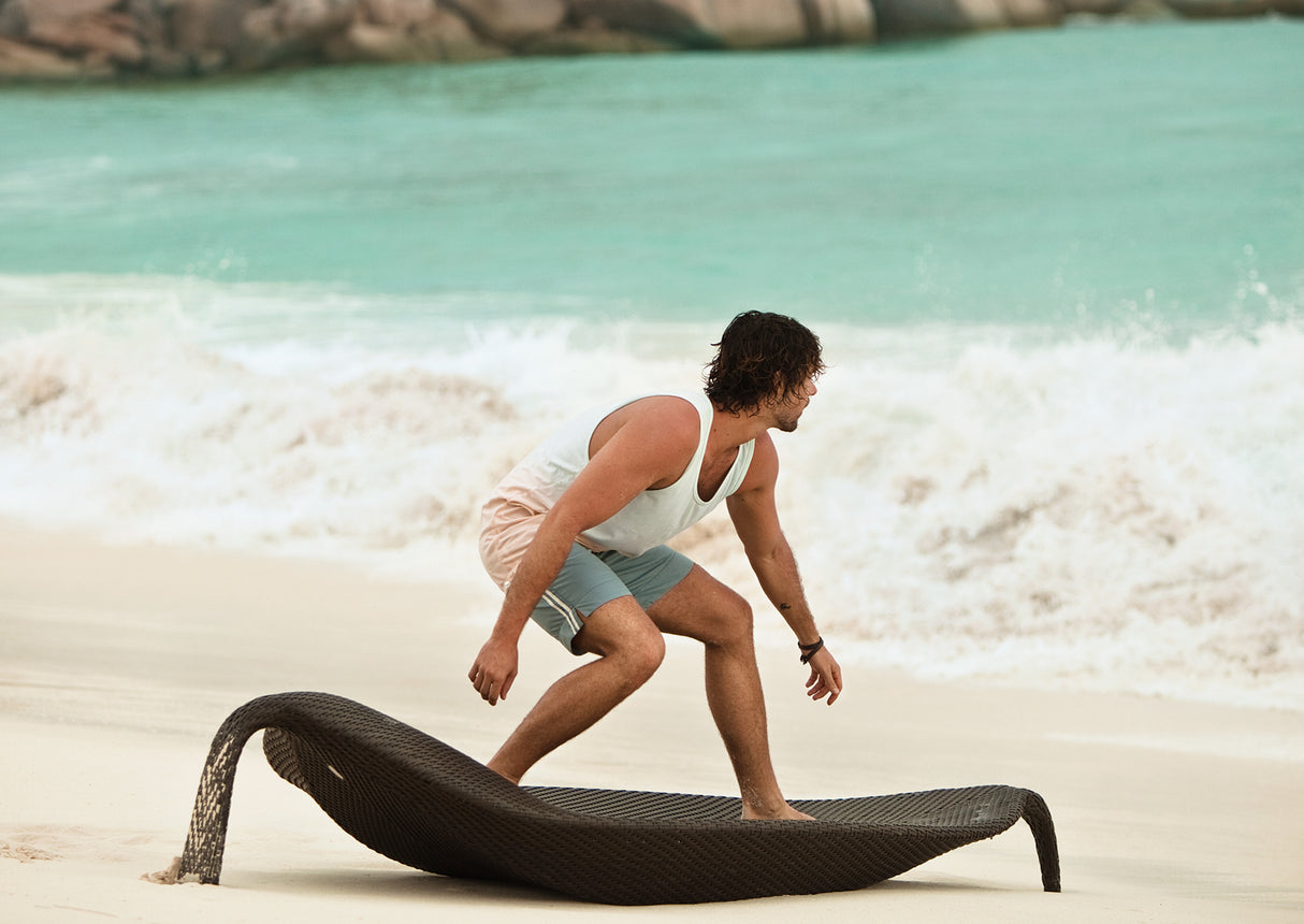 DEDON LEAF Sonnenliege mit Gasdruckfeder