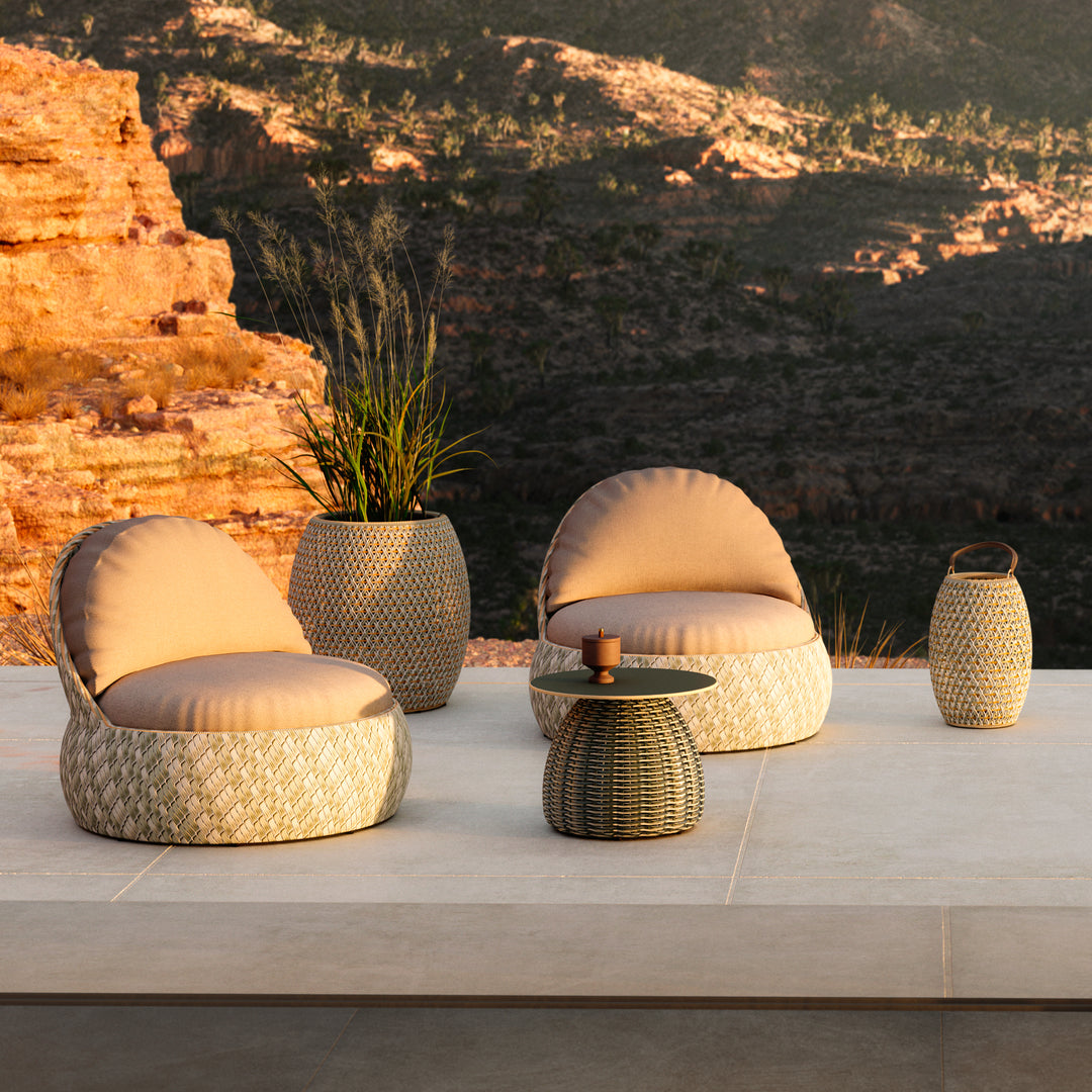 DEDON DALA Beistelltisch inkl. Tischplatte