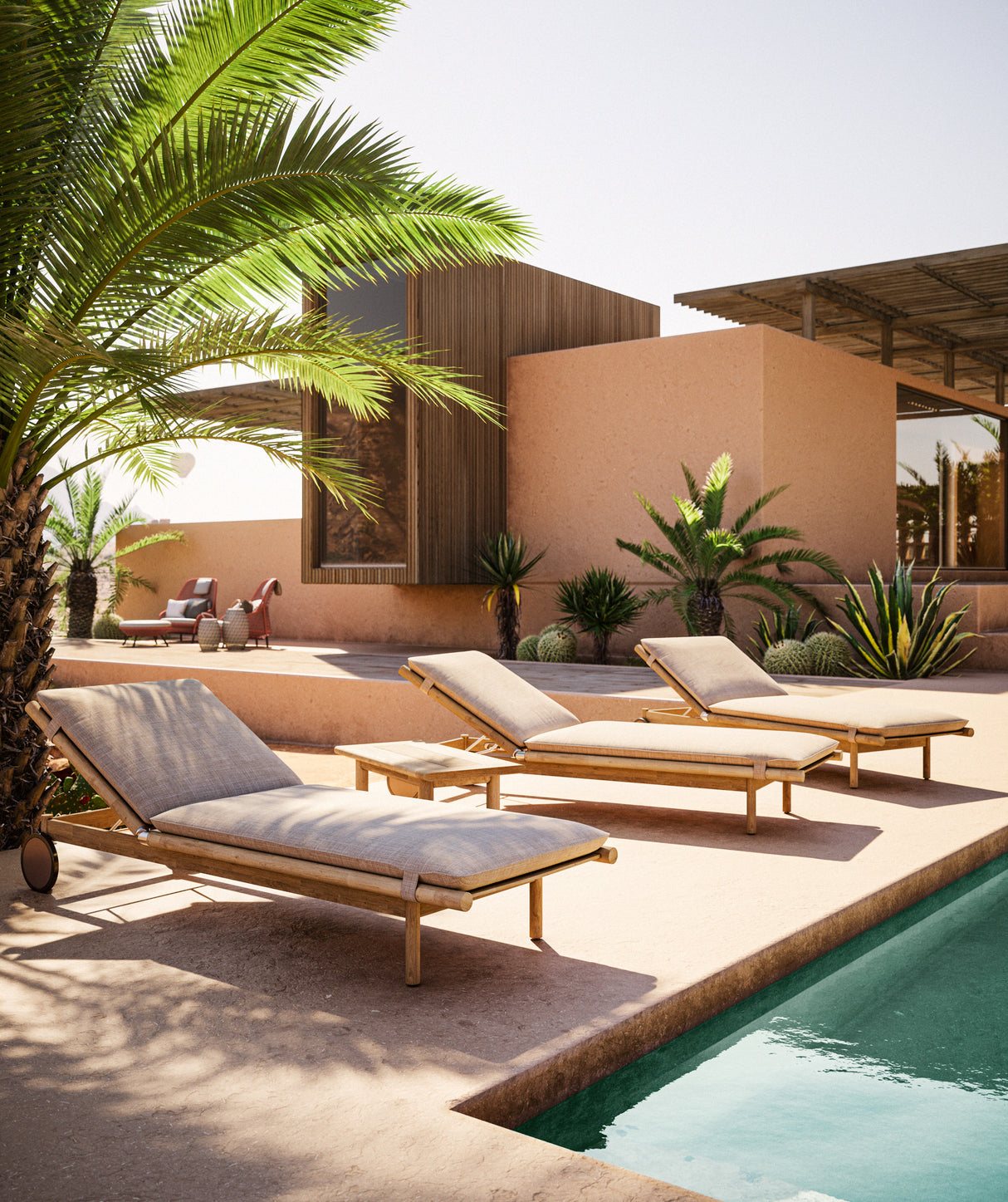 DEDON TIBBO Sonnenliege inkl. Kissen