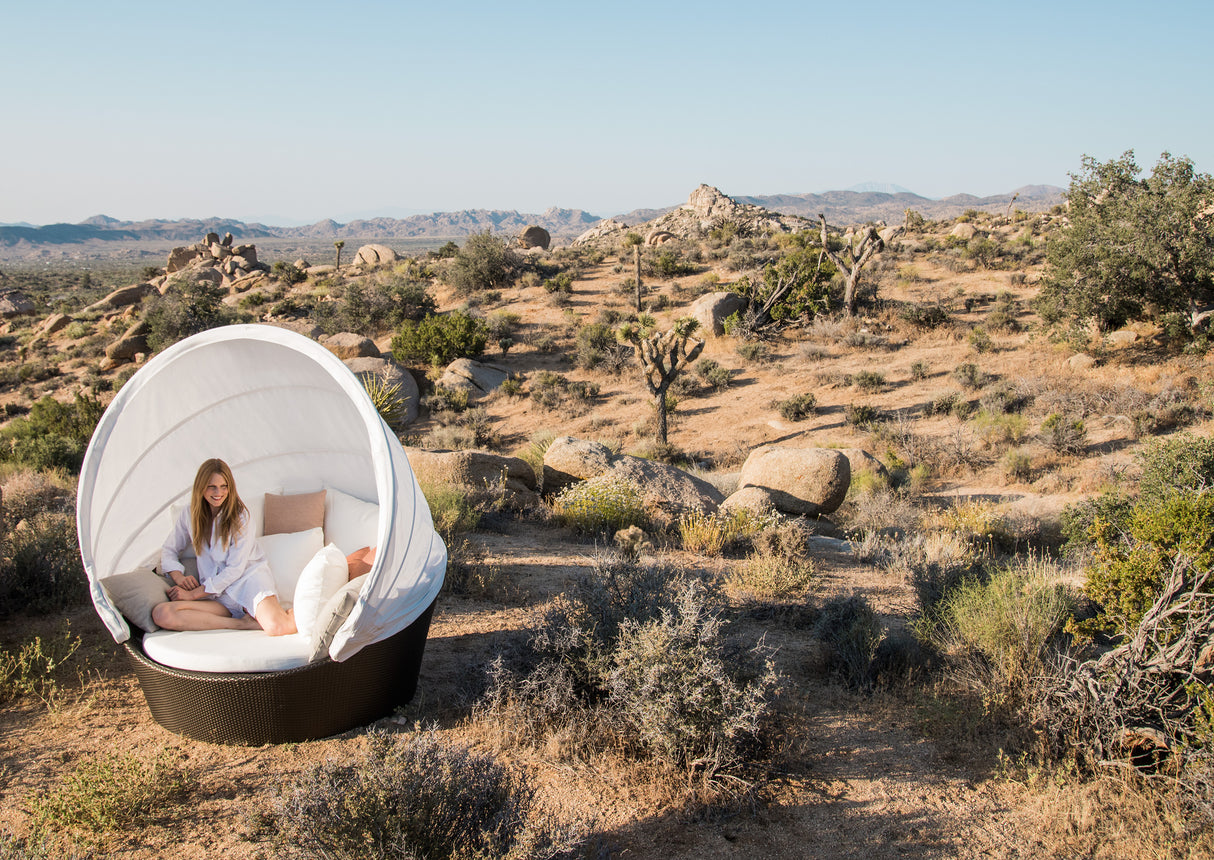 DEDON ORBIT Sofainsel inkl. Verdeck & Sitzkissen