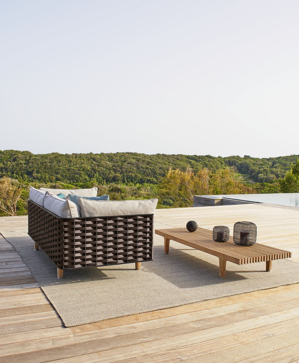 DEDON SEALINE 3er-Sofa inkl. Dry+ Kissenset