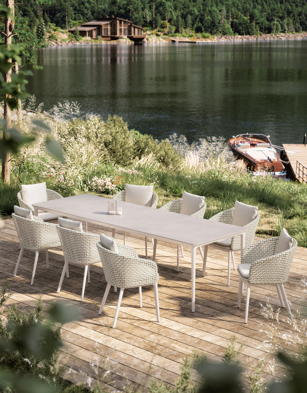 DEDON BELLMONDE Esstisch 170 cm x 95 cm