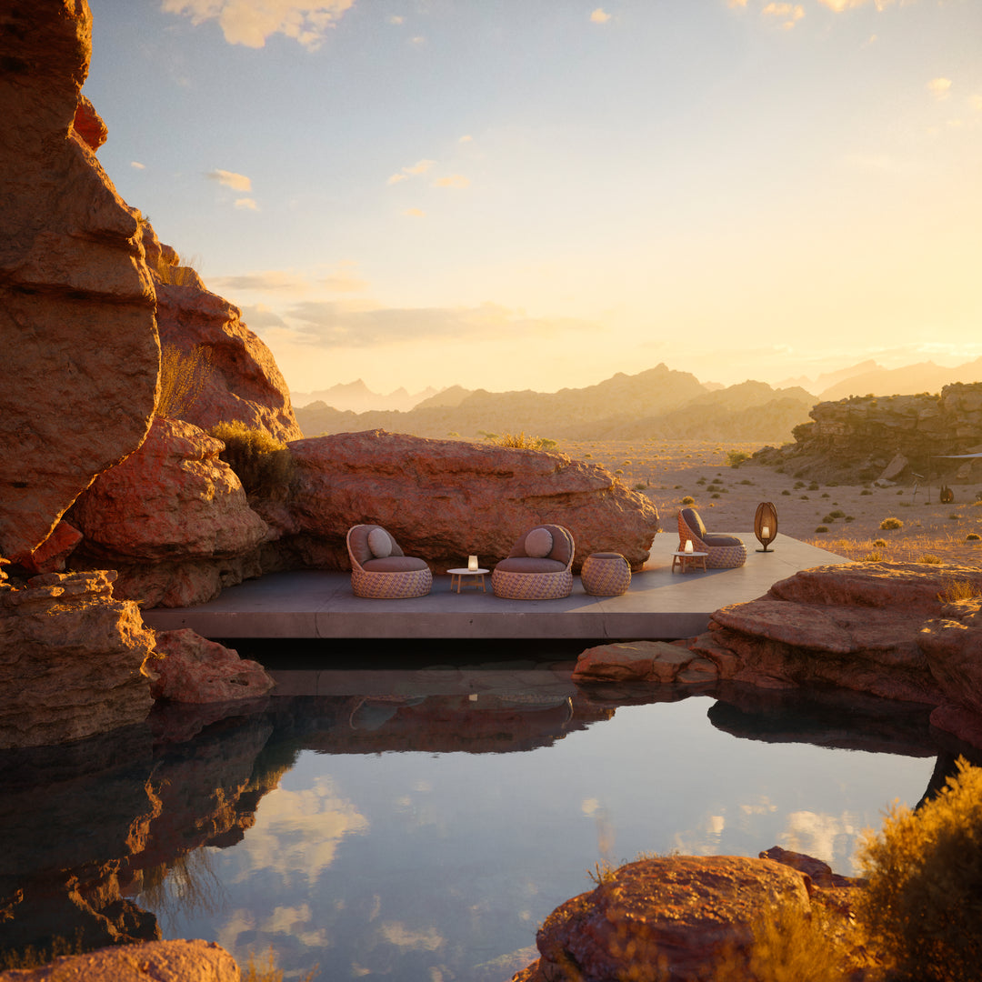 DEDON DALA Beistelltisch inkl. Tischplatte