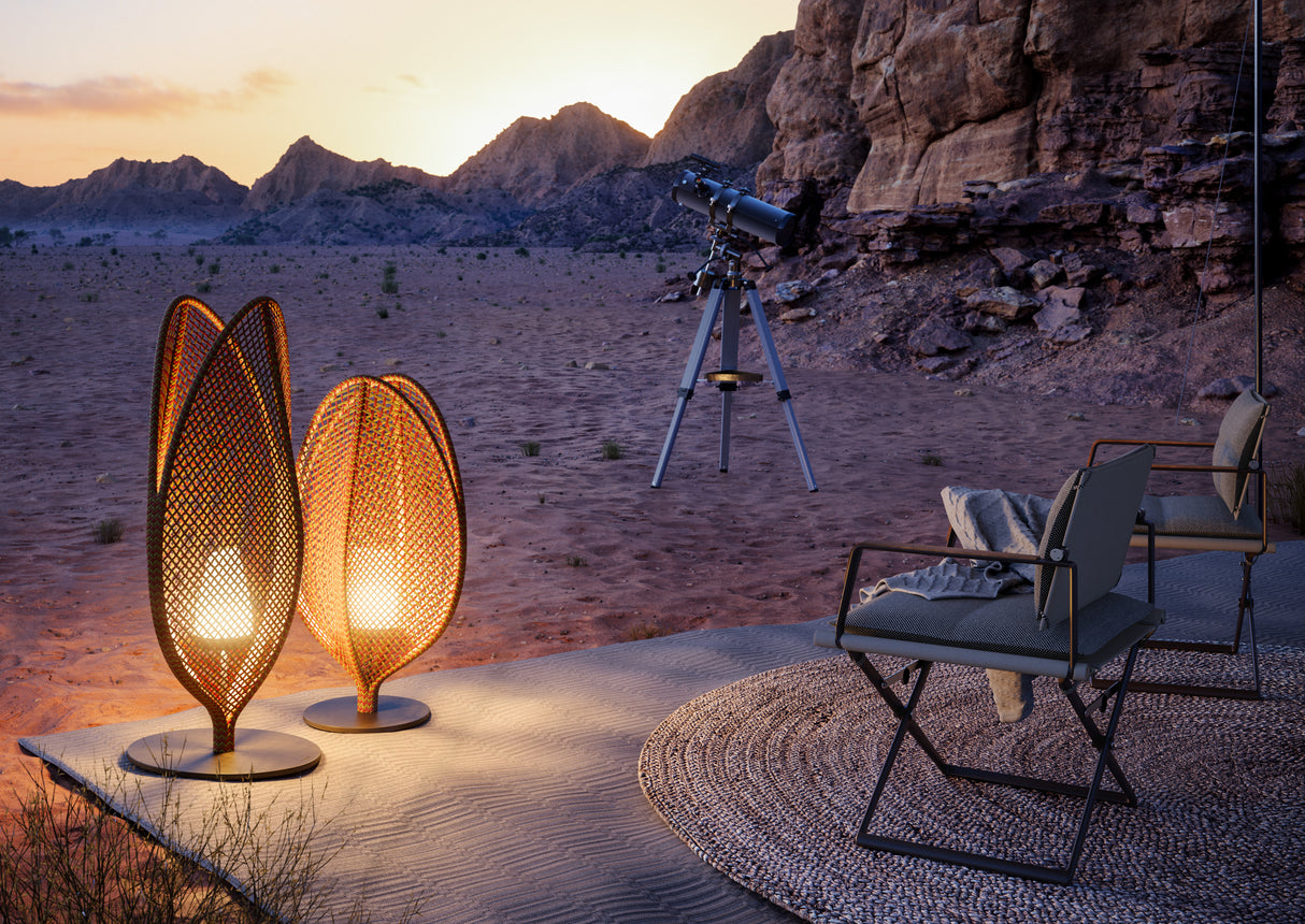 DEDON SEAX Sessel mit Holzdekor