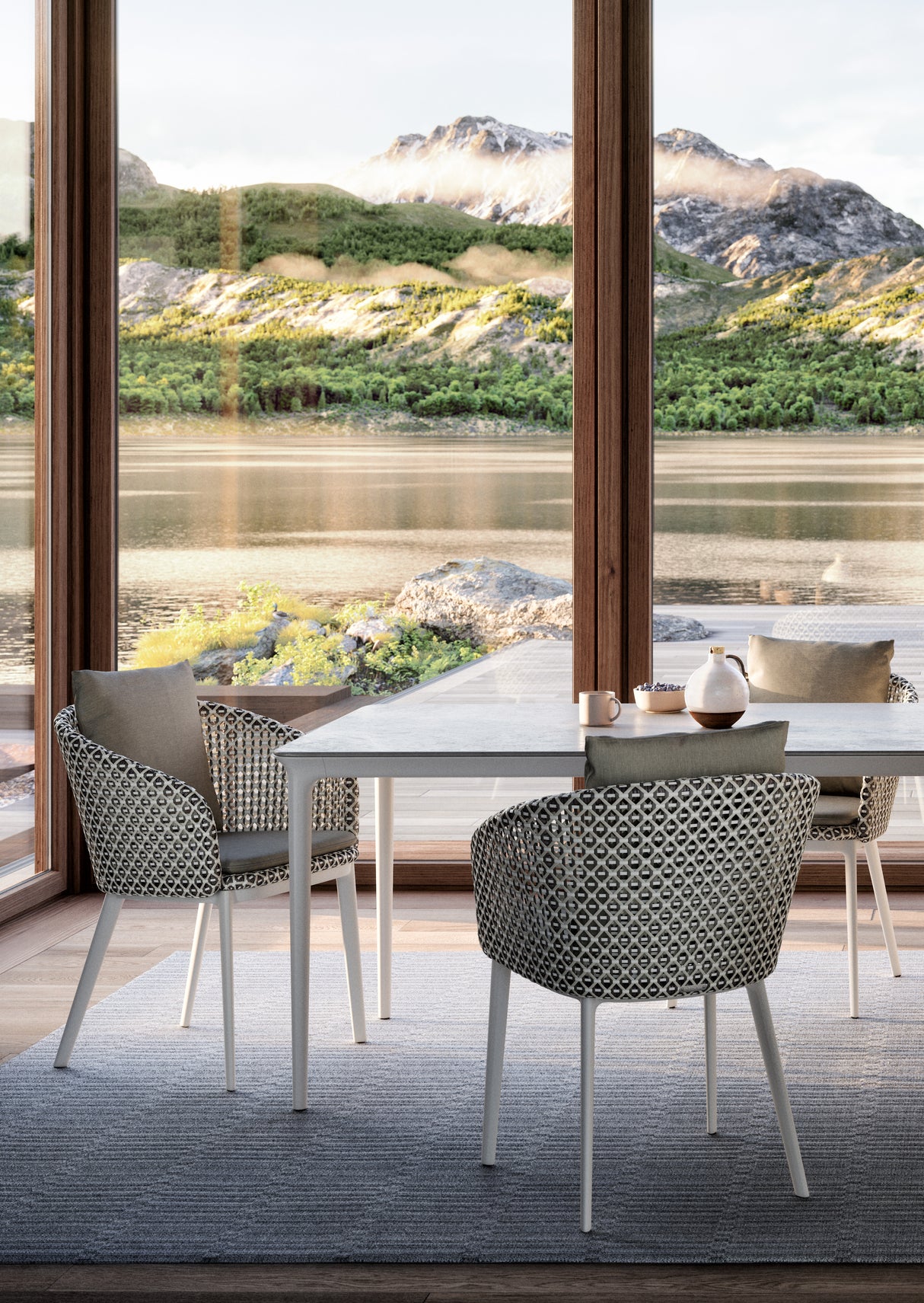 DEDON BELLMONDE Esstisch 220 cm x 95 cm