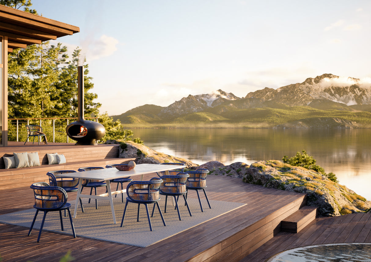 DEDON CIRQL NU Armlehnenstuhl mit Standfuß