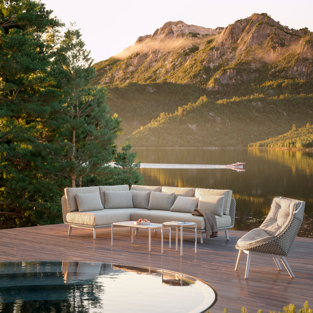 DEDON MBRACE ALU Hochlehner inkl. Sitzkissen Dry Plus