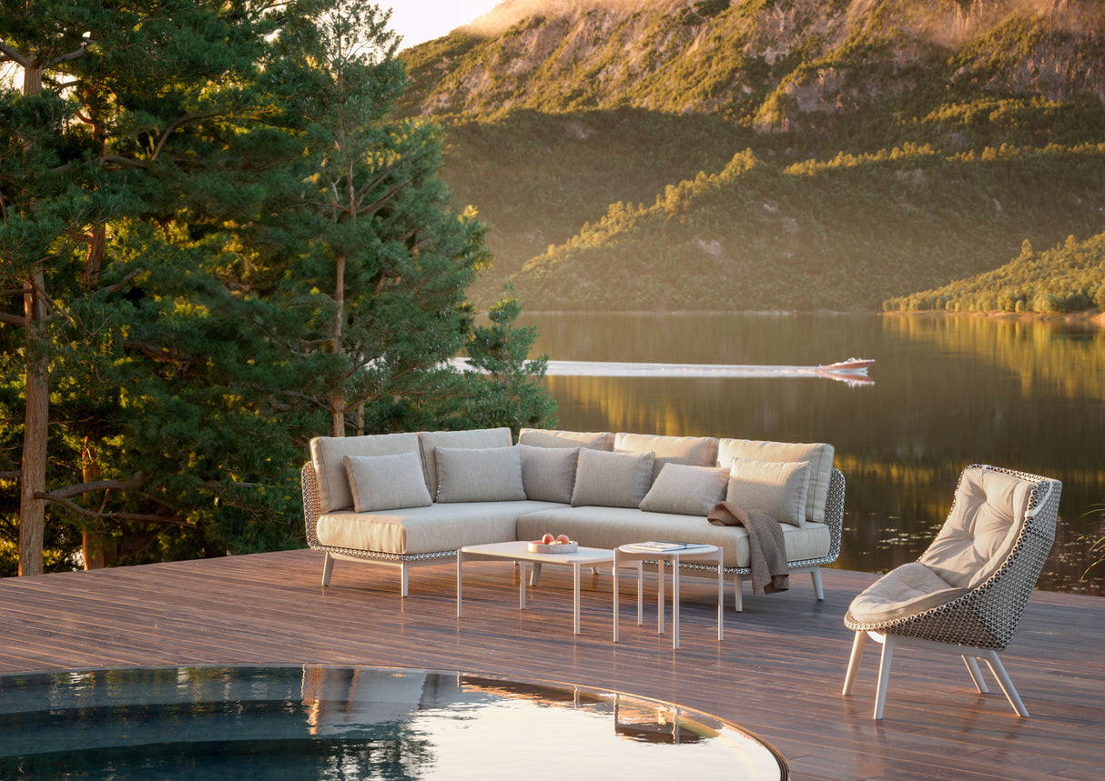 DEDON MBARQ Daybed rechts, inkl. Dry+ Kissenset