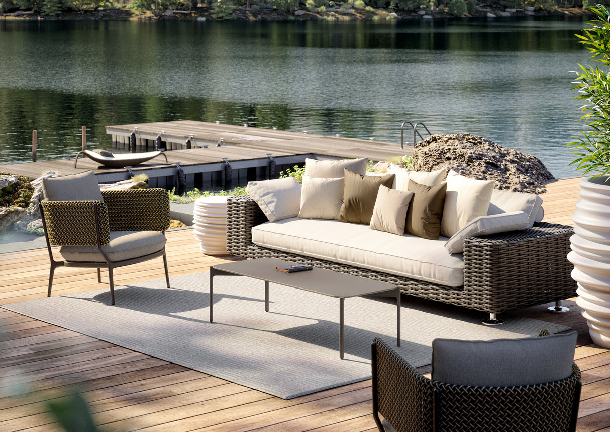 DEDON BELLMONDE Sessel inkl. Sitzkissen & Rückenkissen