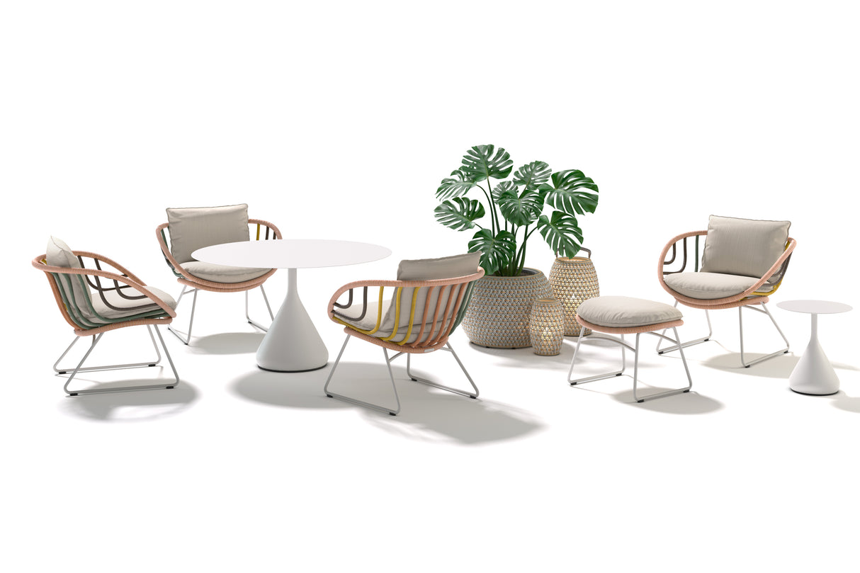 DEDON KIDA Hocker inkl. Dry+ Sitzkissen