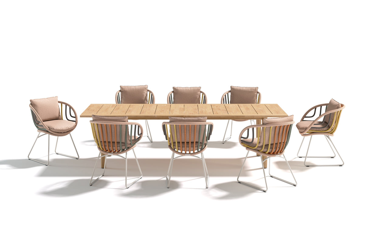 DEDON KIDA Armlehnenstuhl inkl. Dry+ Sitzkissen & Rückenkissen