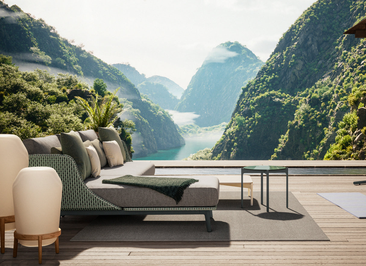 DEDON MBARQ Daybed rechts, inkl. Dry+ Kissenset