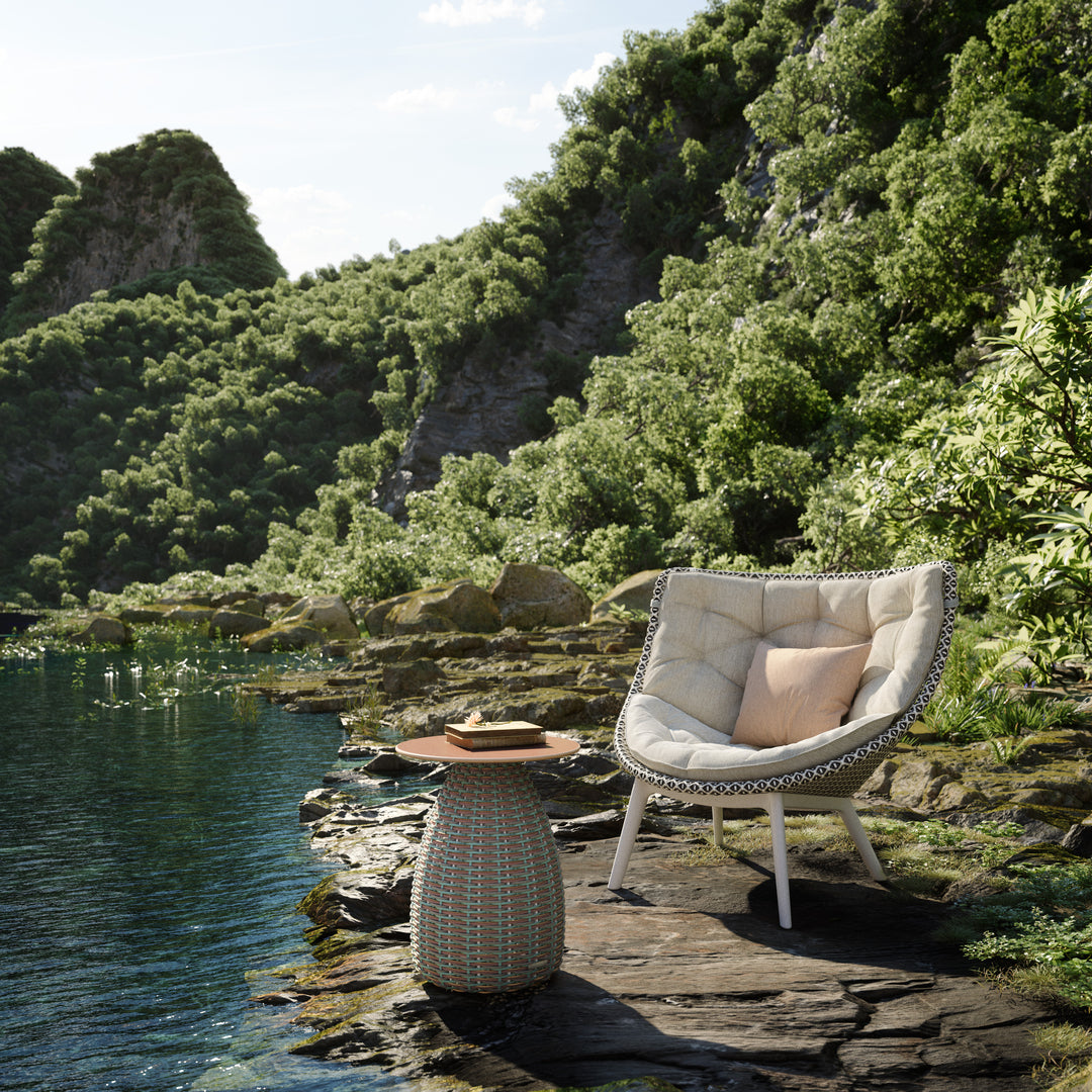 DEDON MBRACE ALU Hochlehner inkl. Sitzkissen Dry Plus