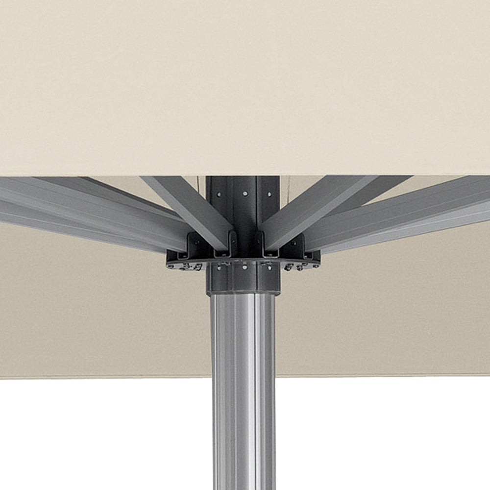 Glatz Großschirm - PALAZZO Royal/E, Gestell Aluminium natureloxiert, 550 x 500 cm - 800 x 600 cm, mit Motor - rechteckig