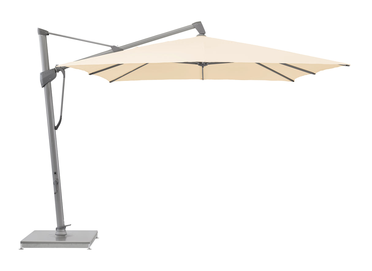 Glatz SOMBRANO Sonnenschirm, Gestell Aluminium natureloxiert - quadratisch