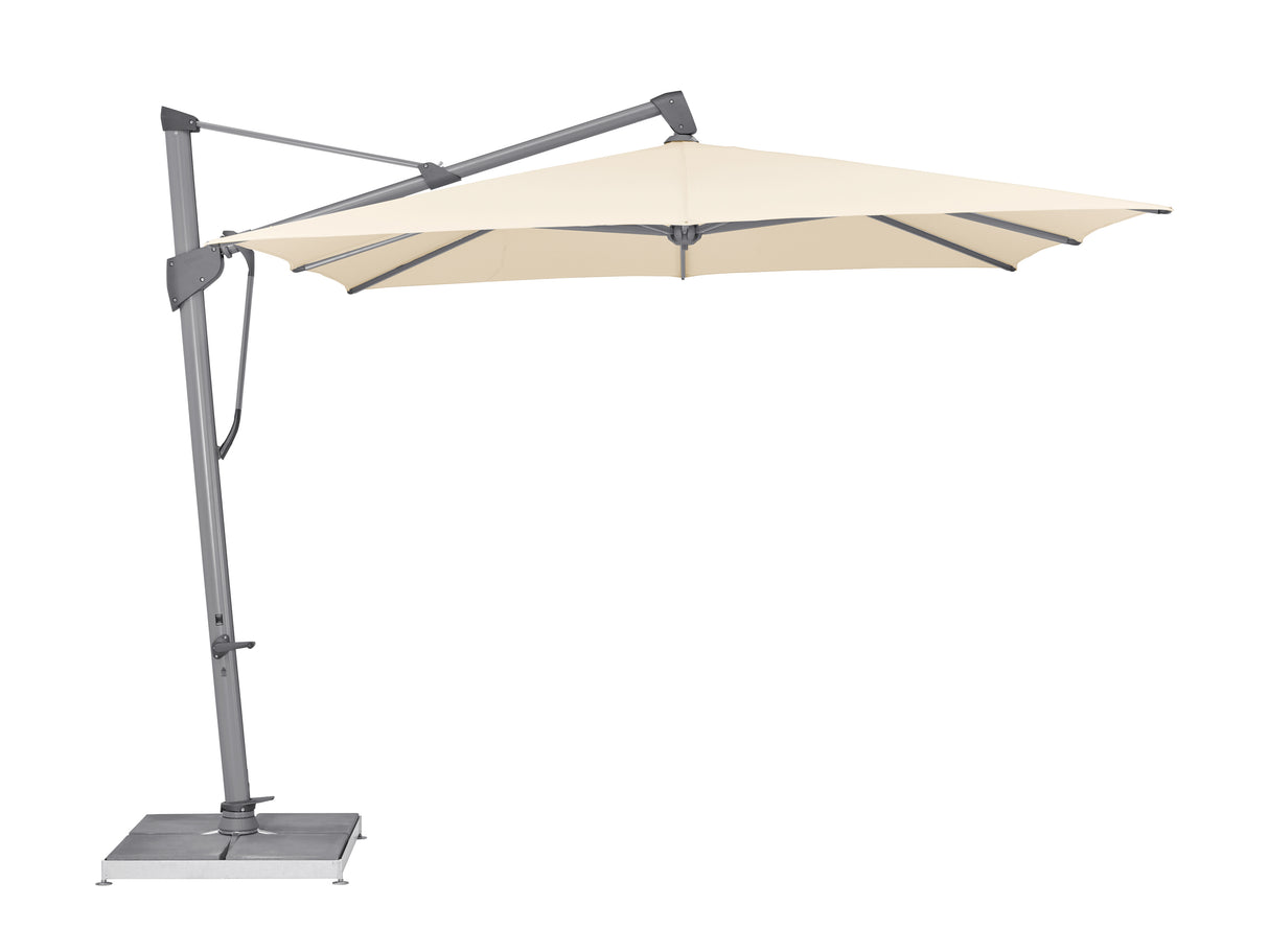 Glatz SOMBRANO Sonnenschirm, Gestell Aluminium natureloxiert - rechteckig