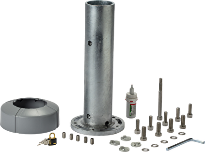 Glatz - Standrohr M4 für den GLATZ CASTELLO PRO Schirm, Stahl feuerverzinkt