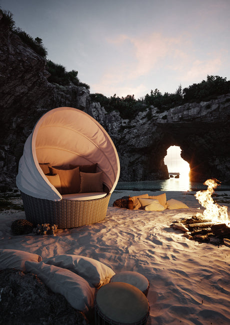 DEDON ORBIT Sofainsel XXL Zubehör