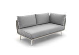 DEDON MBARQ Eckmodul links, inkl. Dry+ Kissenset