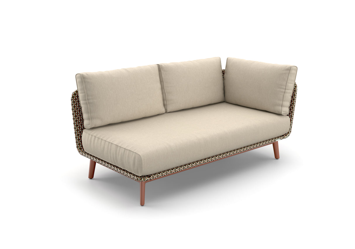 DEDON MBARQ Eckmodul links, inkl. Dry+ Kissenset