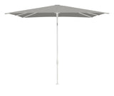 Glatz SMART Sonnenschirm matt weiß pulverbeschichtet - quadratisch