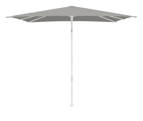 Glatz SMART Sonnenschirm matt weiß pulverbeschichtet - quadratisch