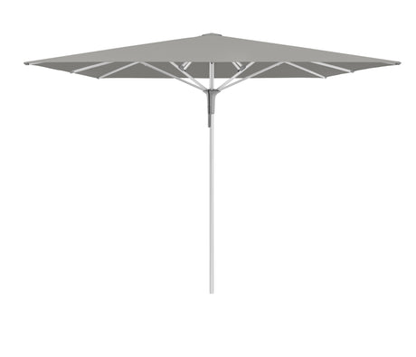 Glatz Gastronomieschirm - FORTINO Pro, Gestell Aluminium natureloxiert, 200 x 200 cm - 250 x 250 cm, rquadratisch