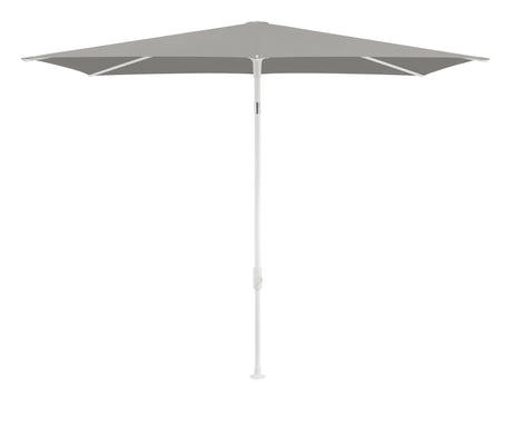 Glatz TWIST Sonnenschirm matt weiß pulverbeschichtet - rechteckig