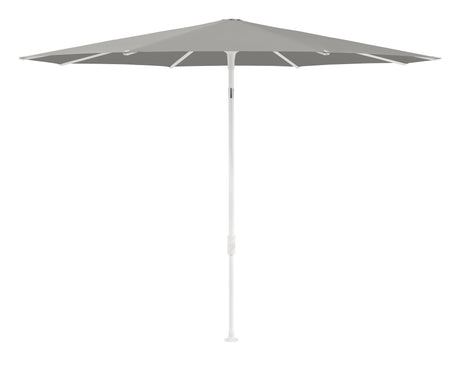 Glatz SMART Sonnenschirm matt weiss pulverbeschichtet - rund