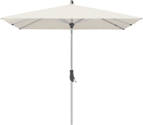 Glatz ALU-TWIST Sonnenschirm, Gestell Aluminium natureloxiert - quadratisch