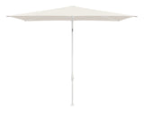 Glatz TWIST Sonnenschirm matt weiß pulverbeschichtet - rechteckig