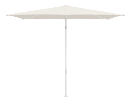 Glatz TWIST Sonnenschirm matt weiß pulverbeschichtet - rechteckig