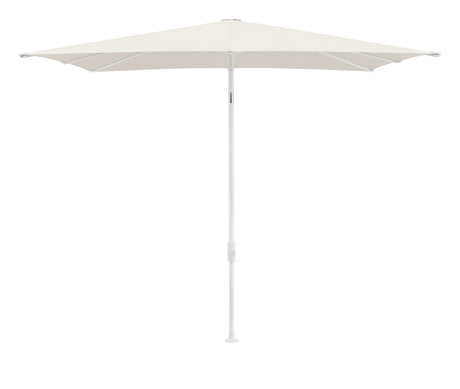 Glatz SMART Sonnenschirm matt weiß pulverbeschichtet - quadratisch